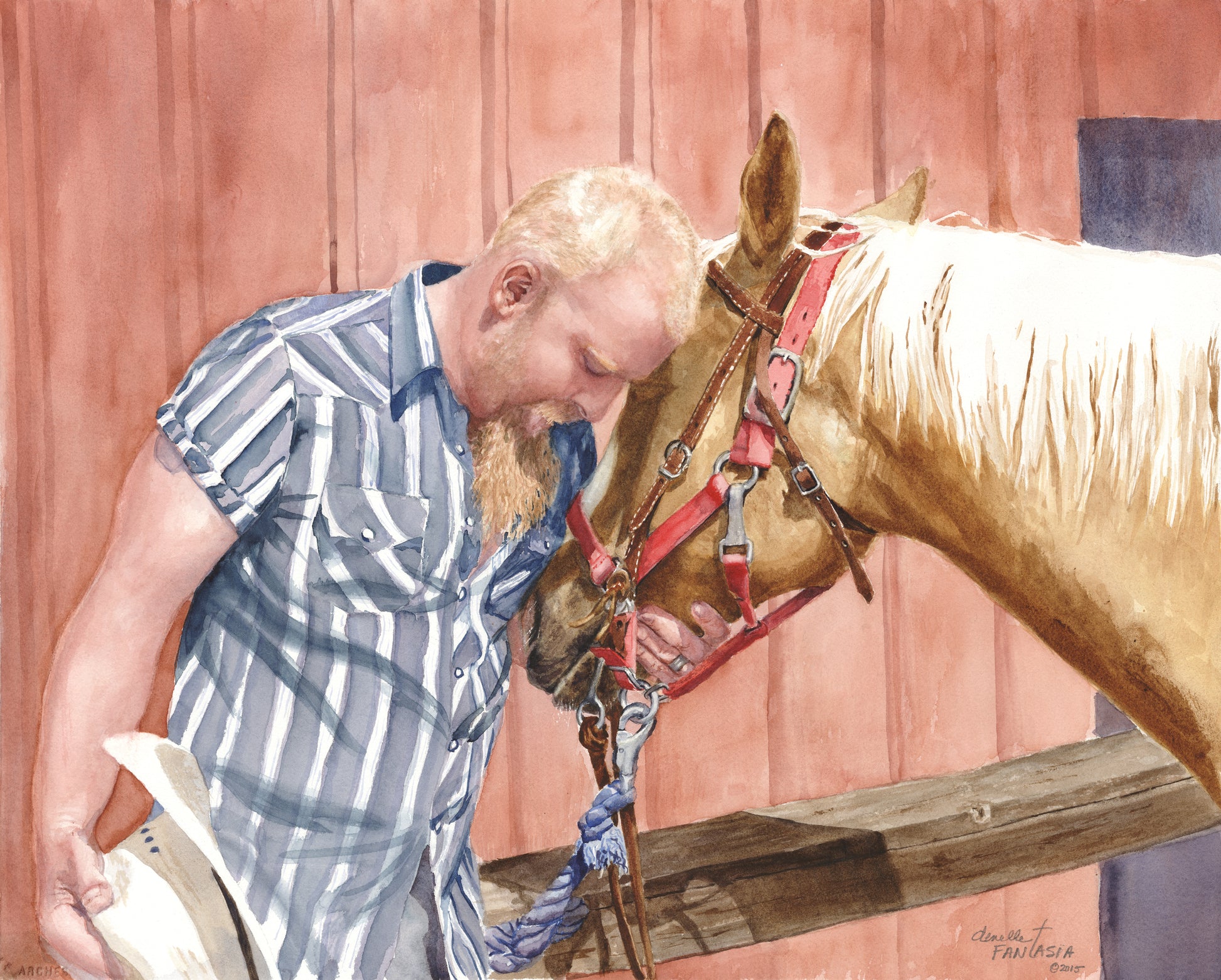 Men form special bonds with their horses.